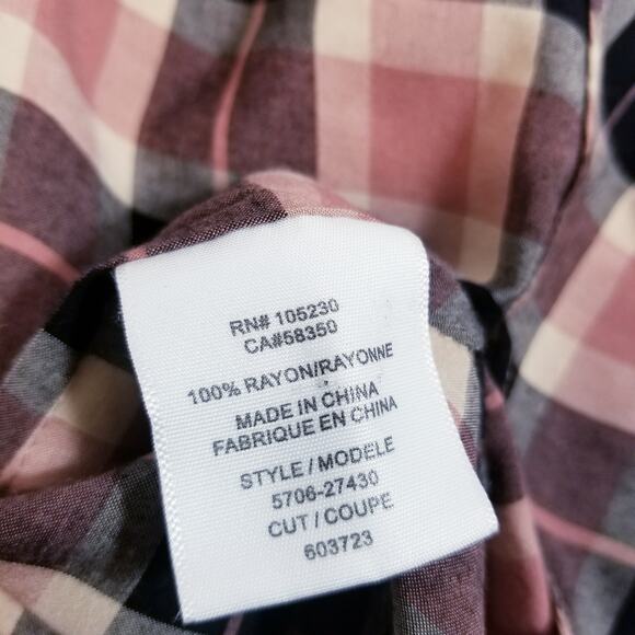 SOFT Joie Plaid Button Down Shirt - Picture 9 of 10